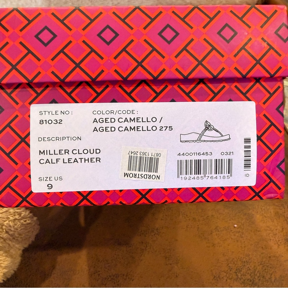 Tory Burch Miller Cloud Sandal, Aged Camello - Picture 3 of 9